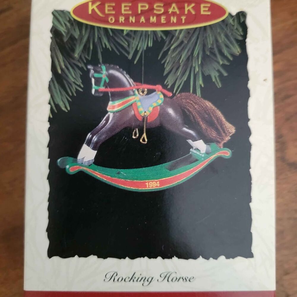 NIB 1994 Hallmark Rocking Horse Collector's Series